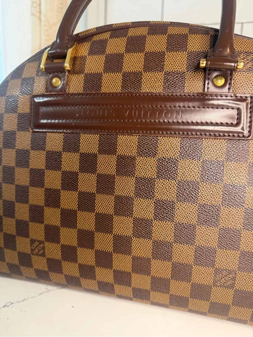 Authentic Louis Vuitton Nolita Damier Handbag – Vintage 2003 with printed COA